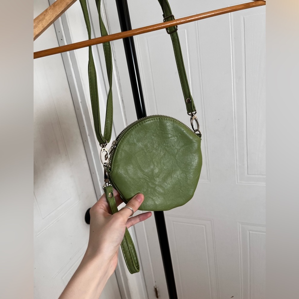 Green Flower Mini Purse - Picture 4 of 4